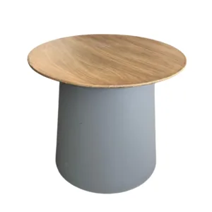 Mesas De Centro Plastico Y Tope De Madera