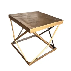 Mesas Rustica de Hierro Dorada