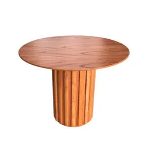 Mesas De Centro Viena Redonda Tope De Madera