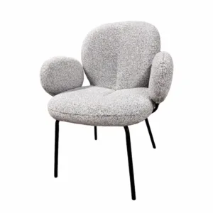 Sillas Nana Boucle Con Brazos Gris