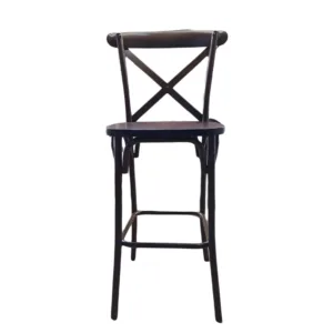 Sillas Alta Rustica Respaldar Cruzado