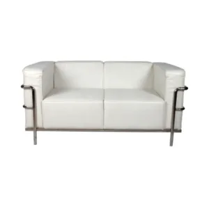 Sofas Blanco Le Courvusier  De 2 Puestos
